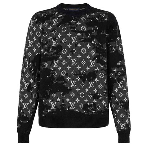 lv grey sweater|lv sweater men.